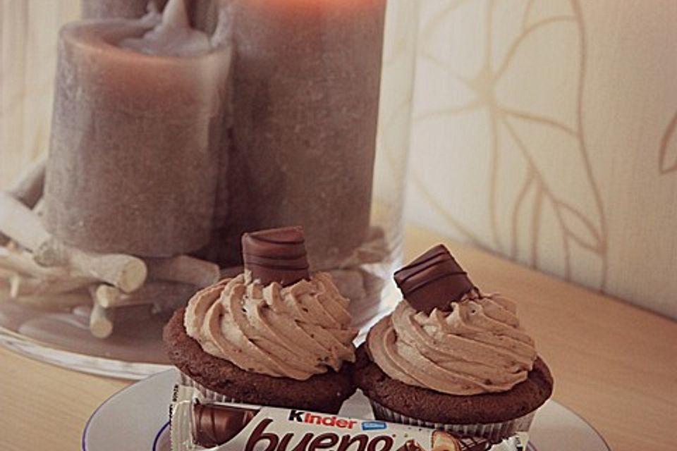 Kinder Bueno-Cupcakes