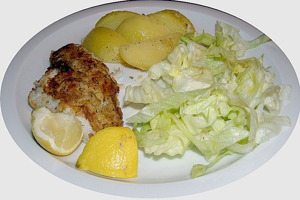 Kräuterfisch mit Zitronenkartoffeln