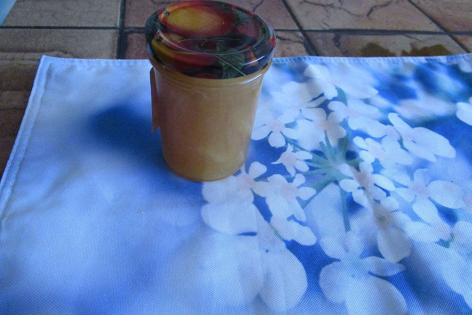 Birnenmarmelade mit Whisky