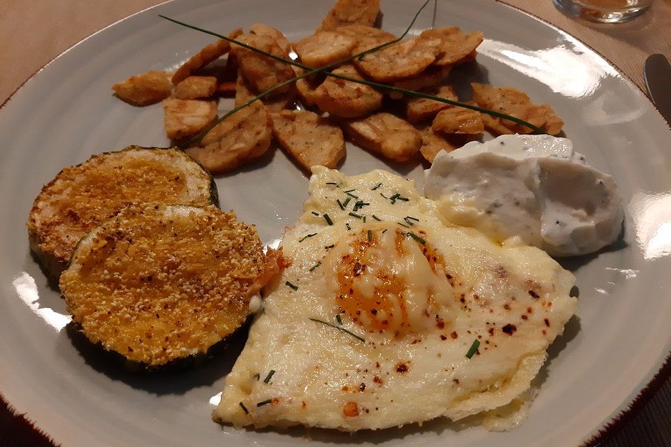 Polenta-Zucchini Schnitzel