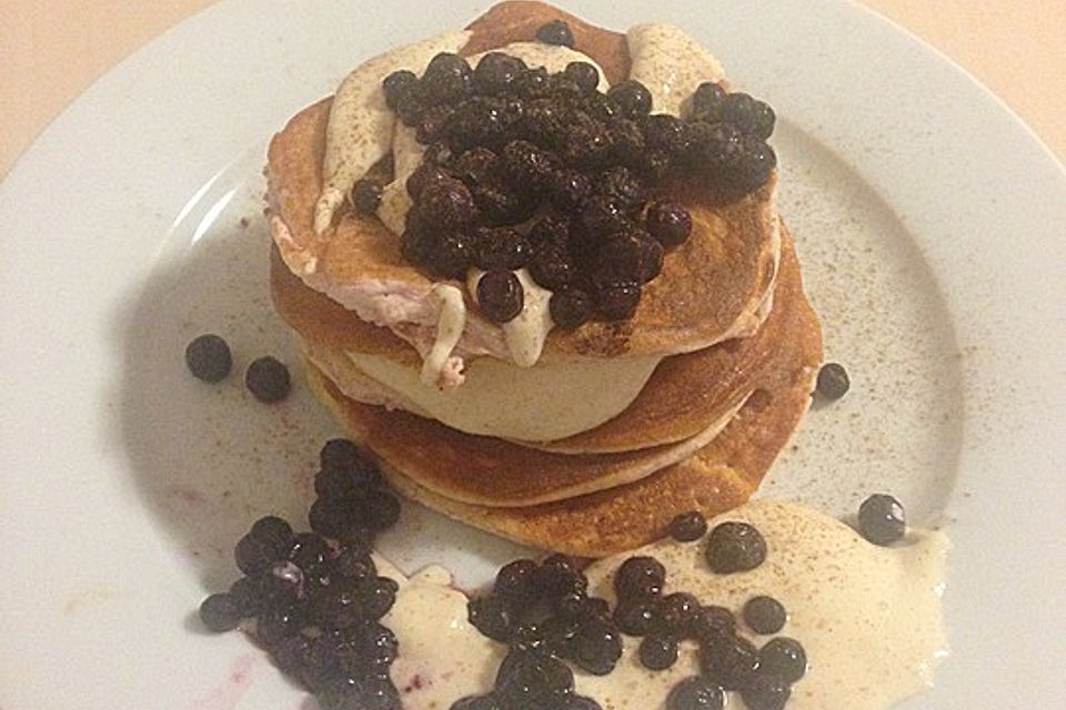 Low Carb Vanille-Pancakes