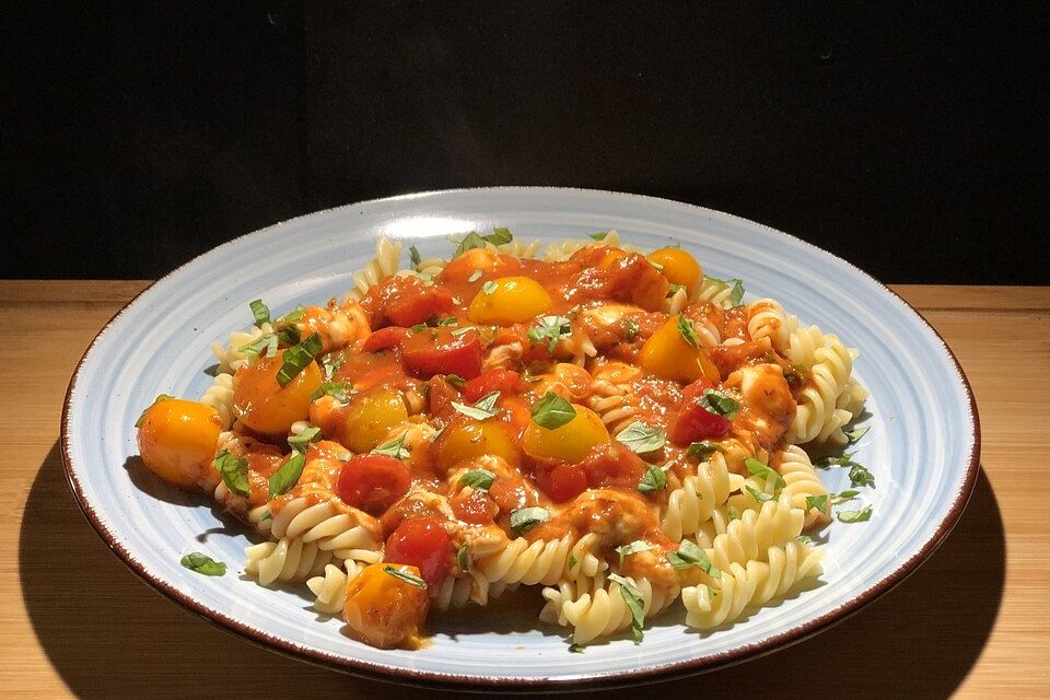 Tomaten - Mozzarella - Pasta