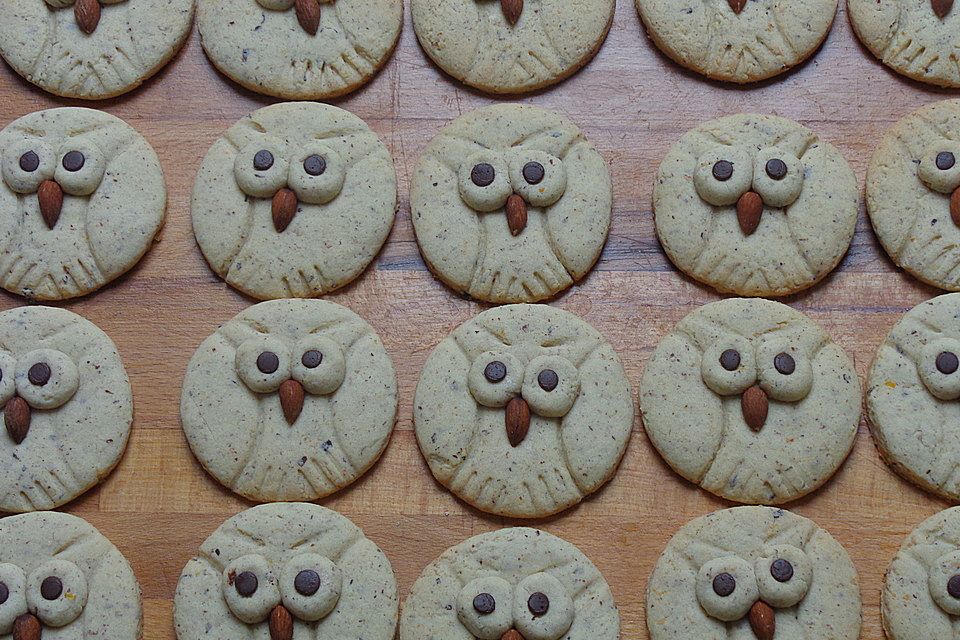 Eulen-Cookies