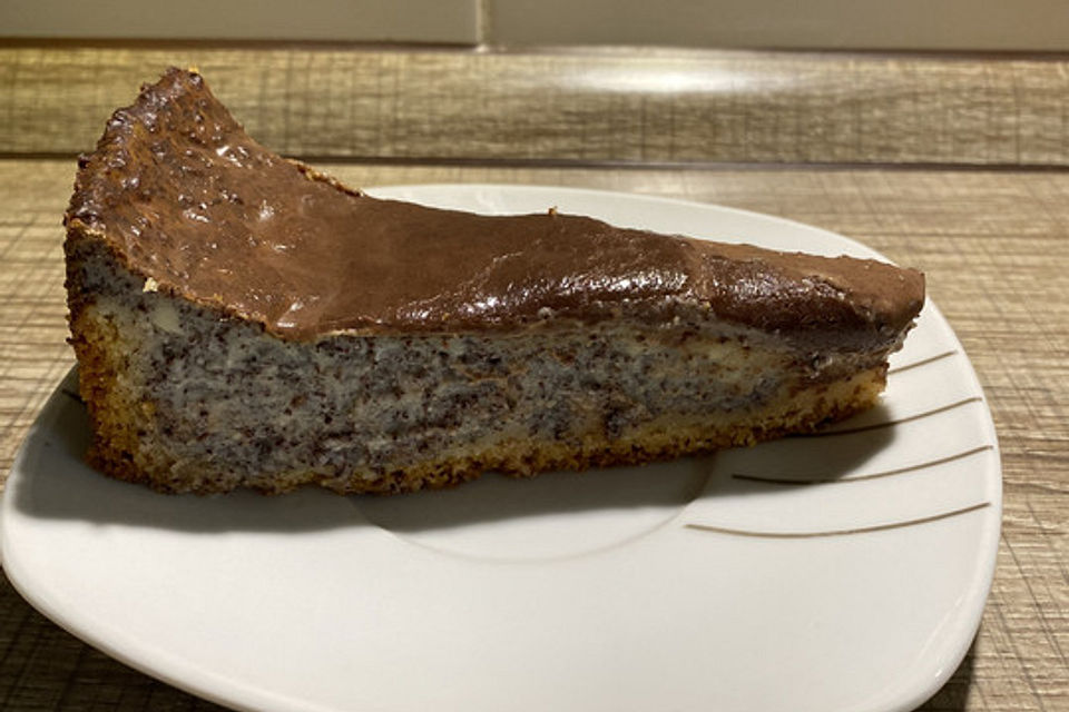 Mausis Mohnkuchen mit Schokoguß