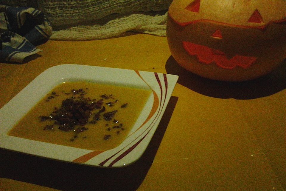 Kürbis-Mais-Suppe