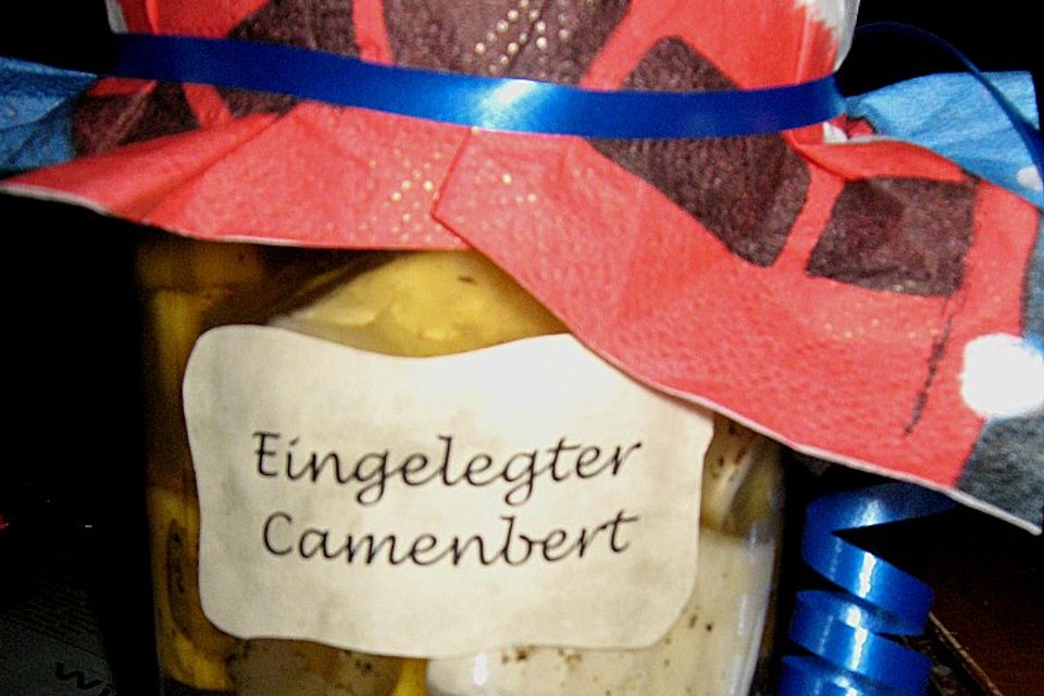 Eingelegter Camembert