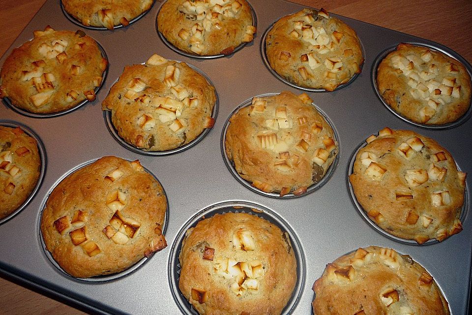 Feta-Oliven-Muffins