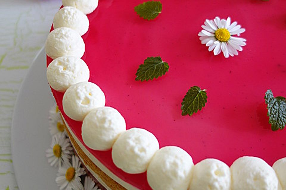 Himbeer-Vanille-Torte