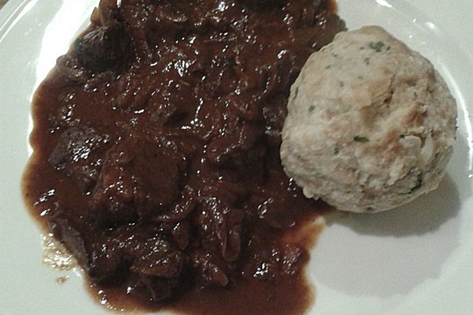 Lammgulasch mit Aceto Balsamico