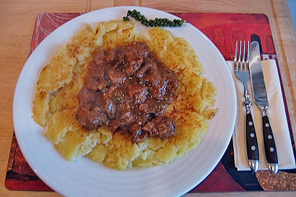 Lammgulasch mit Aceto Balsamico