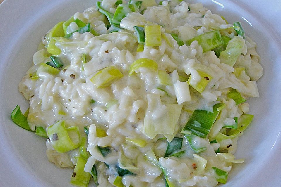 Risotto mit Lauch