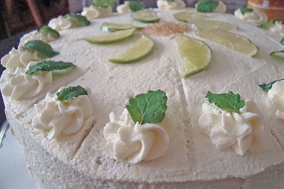 Mojito-Torte