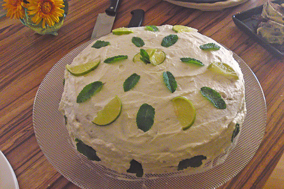 Mojito-Torte