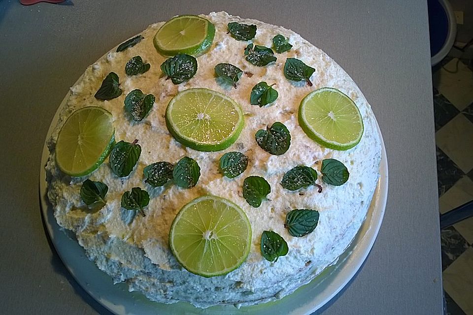 Mojito-Torte