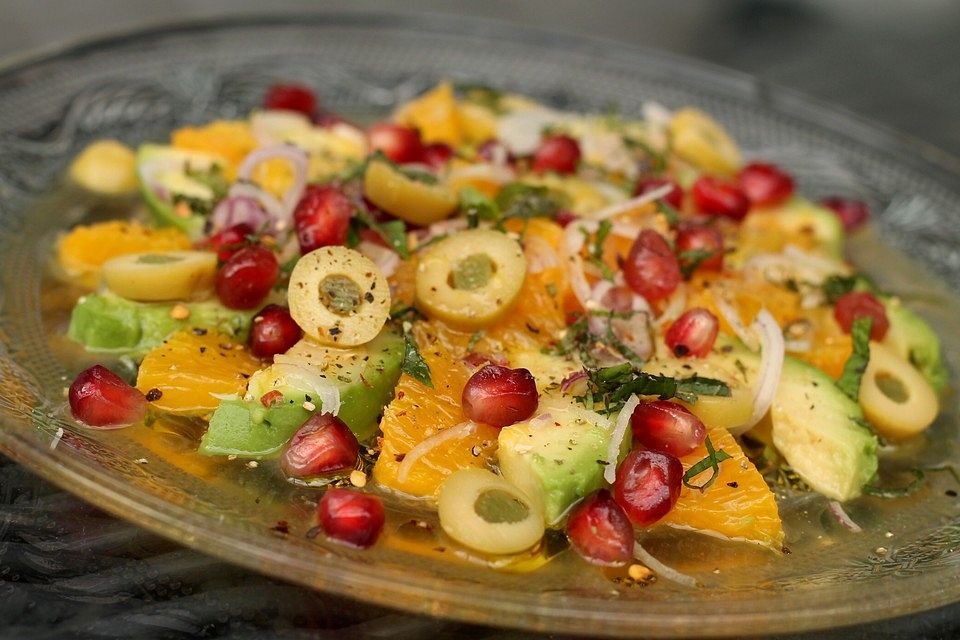 Avocado-Orangen-Salat