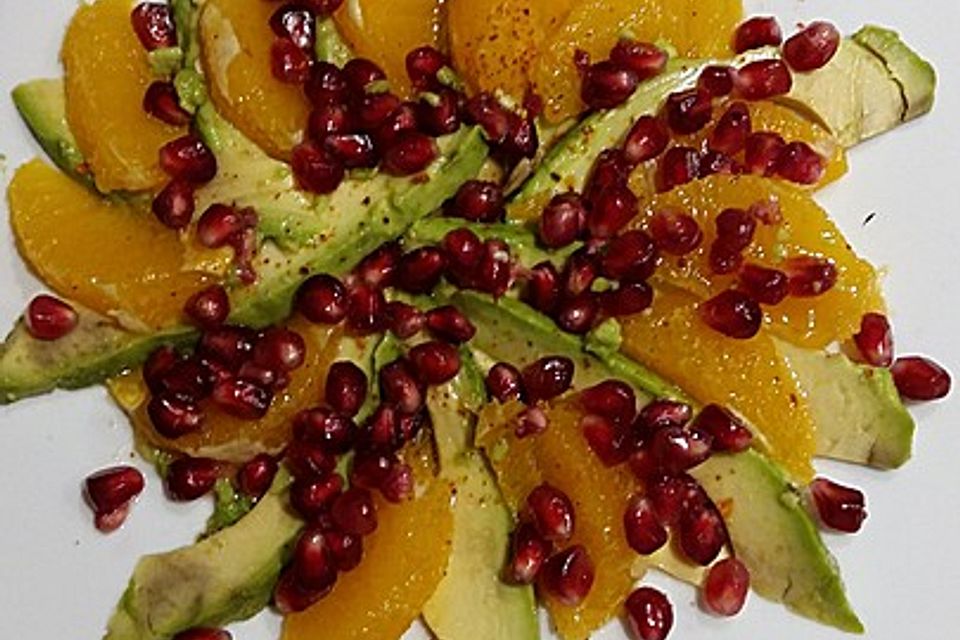 Avocado-Orangen-Salat