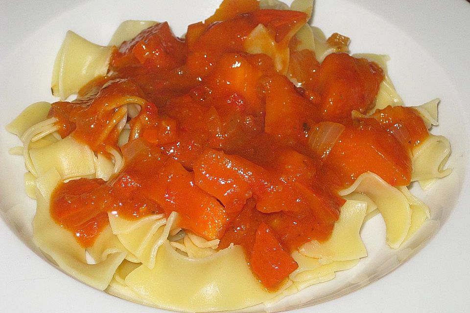 Kürbis-Pasta