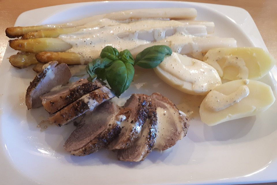 Spargel im eigenen Saft