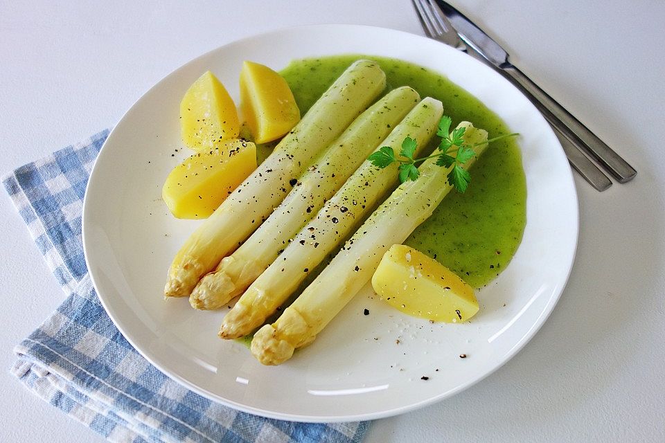 Spargel im eigenen Saft