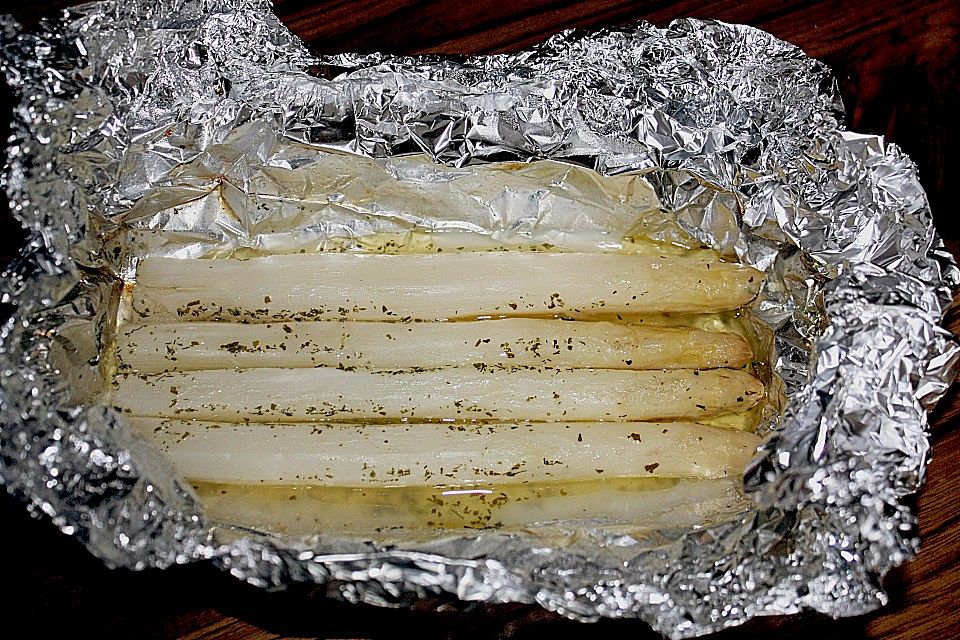 Spargel im eigenen Saft