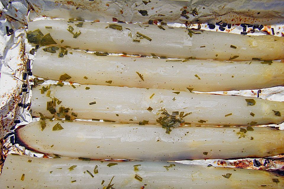 Spargel im eigenen Saft