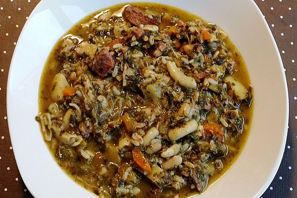 Katalanische Bauernsuppe