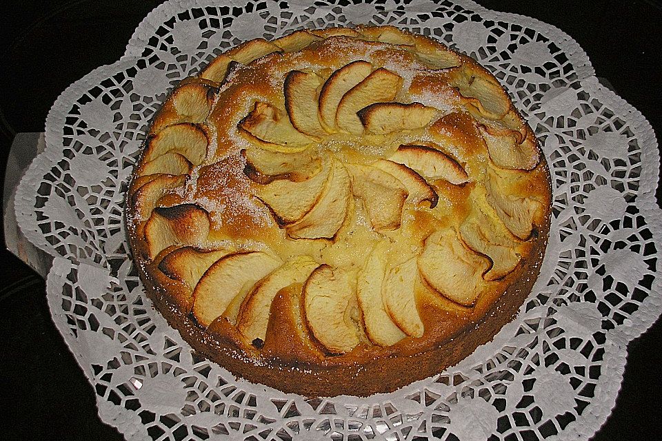 Versunkener Apfelkuchen