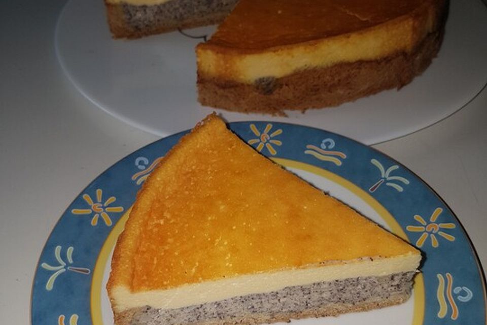 Mohnkuchen mit Schmand