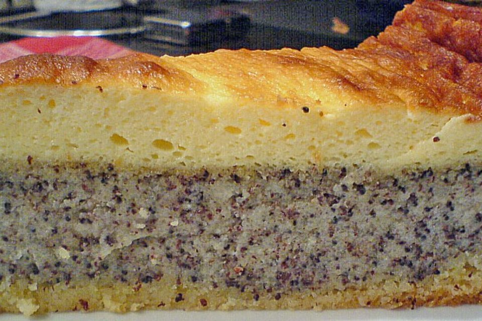 Mohnkuchen mit Schmand