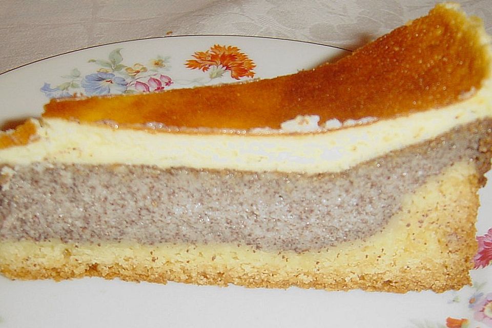 Mohnkuchen mit Schmand