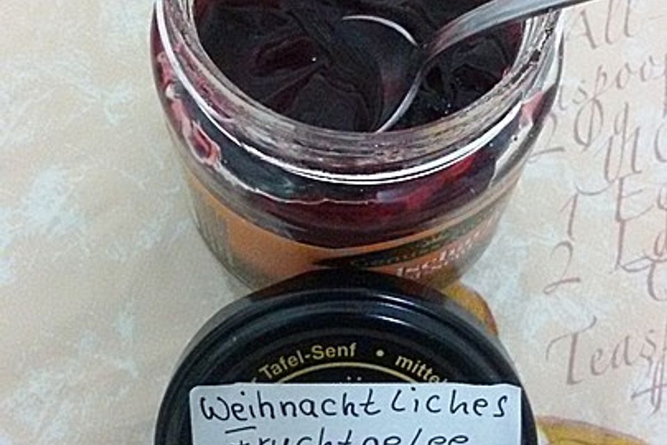 Weihnachtliches Fruchtgelee