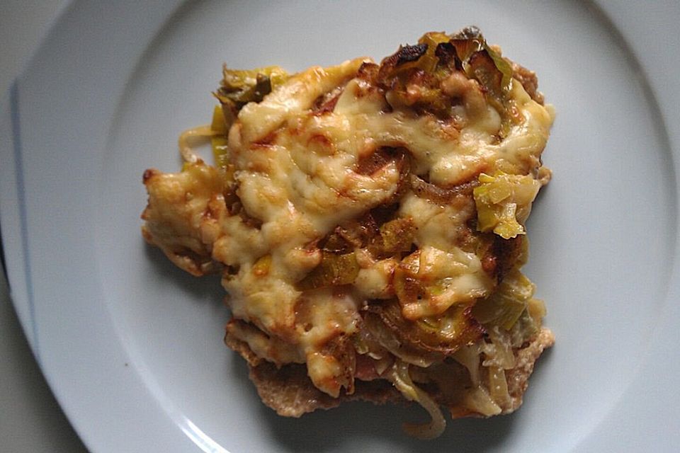 Kasseler-Porree-Gratin