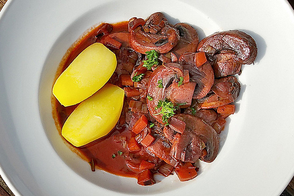 Boeuf Bourguignon vegetarisch