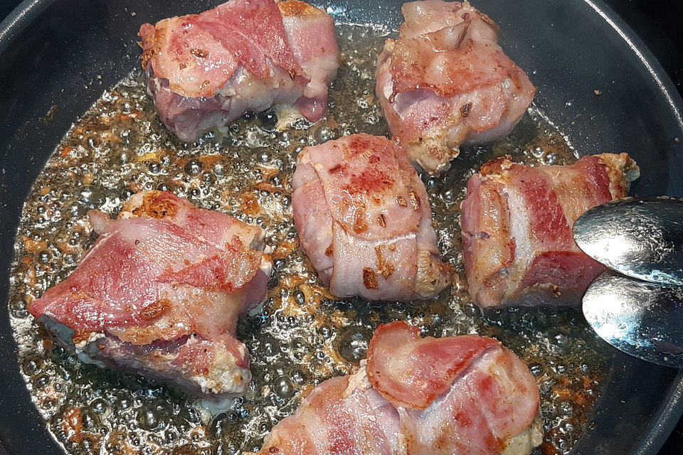 Schweinefilet im Baconmantel