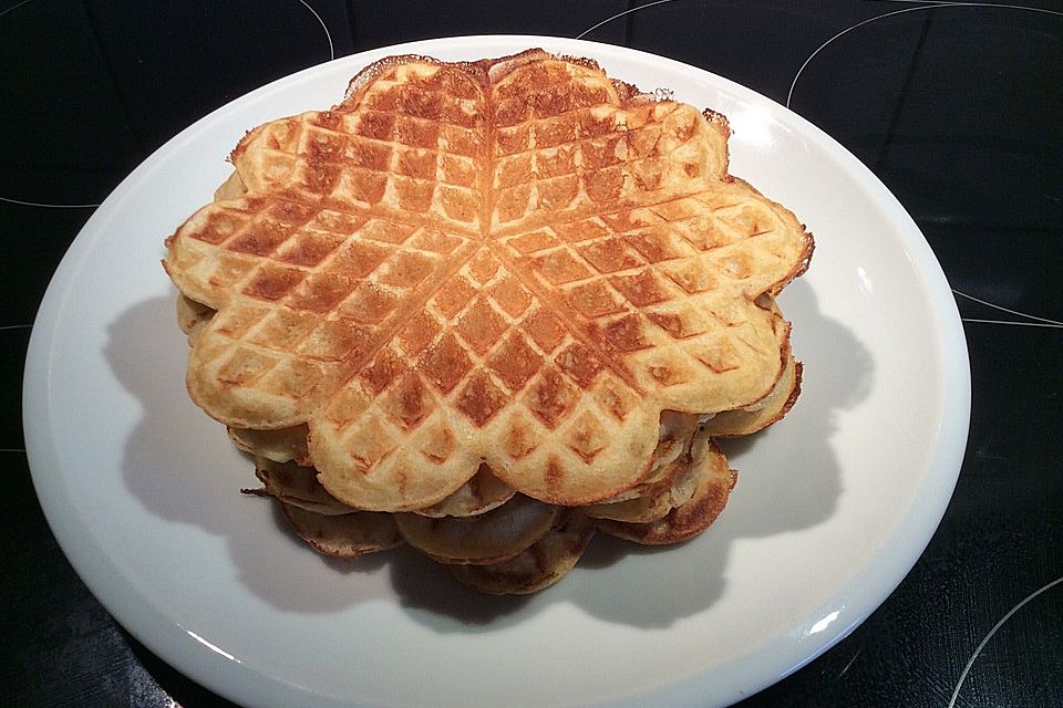 Waffeln ohne Zucker