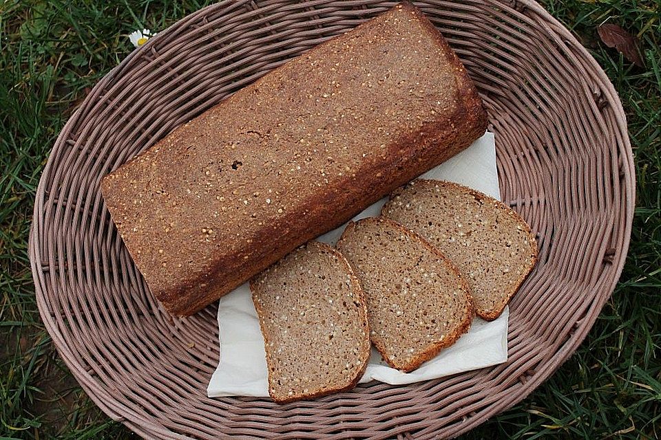 Roggen-Emmer-Molke-Vollkornbrot