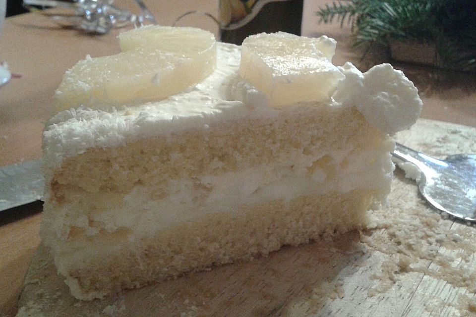 Pina-Colada-Torte