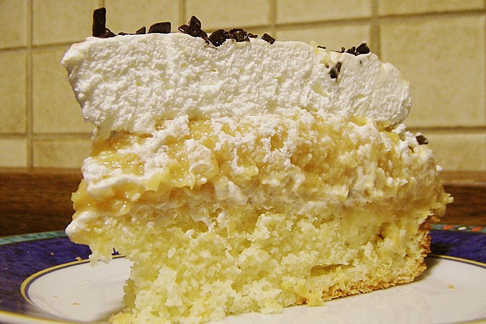 Schwedische Apfel - Sahne - Torte