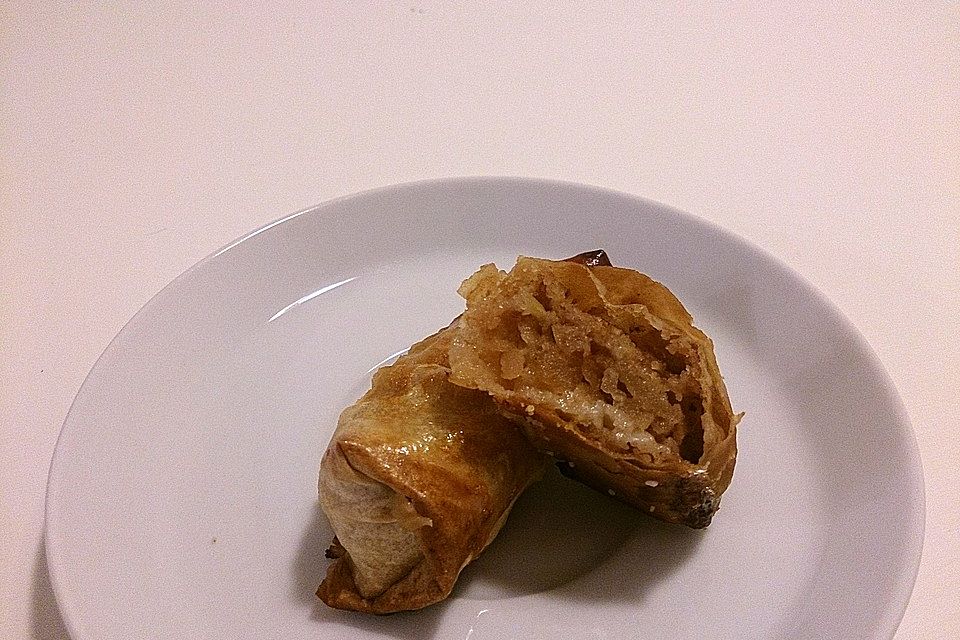 Einfacher Miniapfelstrudel ohne Zucker