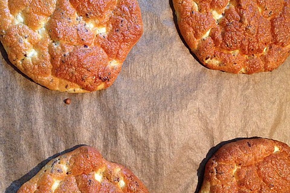 Chia-Oopsies mit Frischkäse