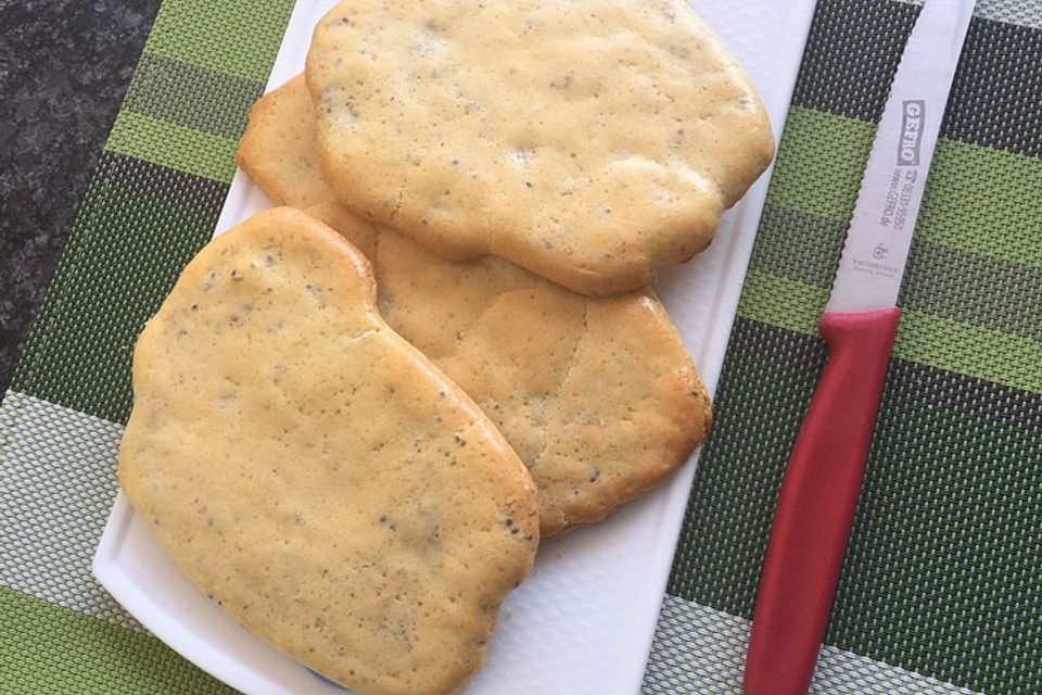 Chia-Oopsies mit Frischkäse