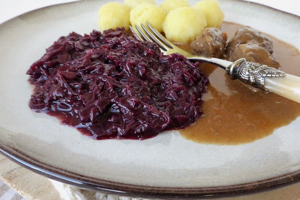 Weihnachtlicher Rotkohl