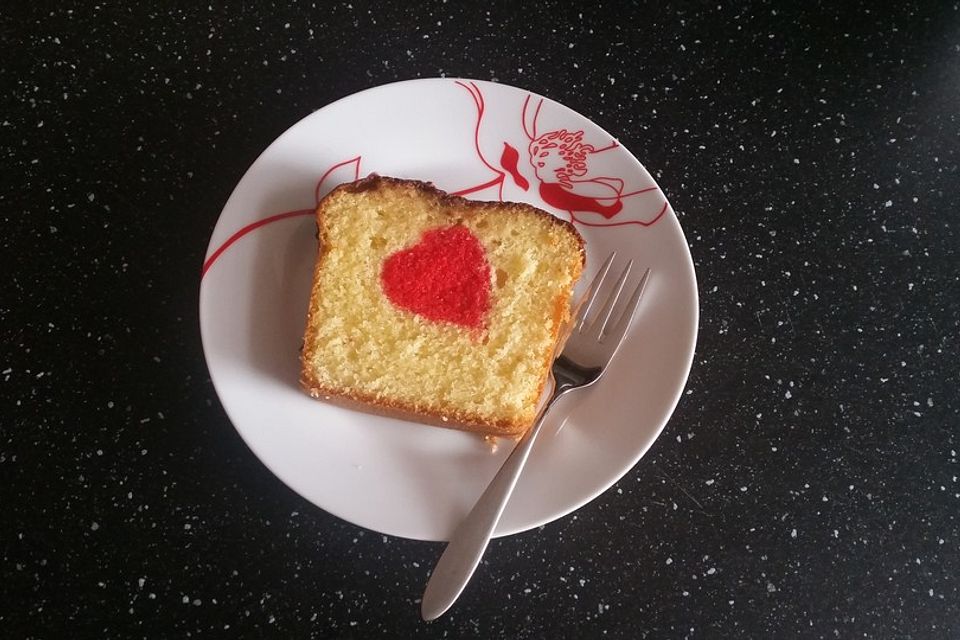 Kuchen mit Herz