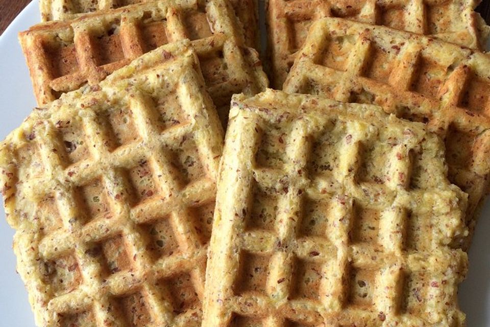 Kartoffelwaffeln aus Kloßteig