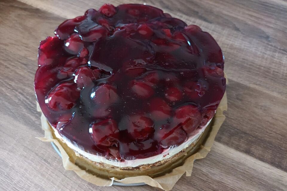 Prinzenrolle - Torte mit Kirschen