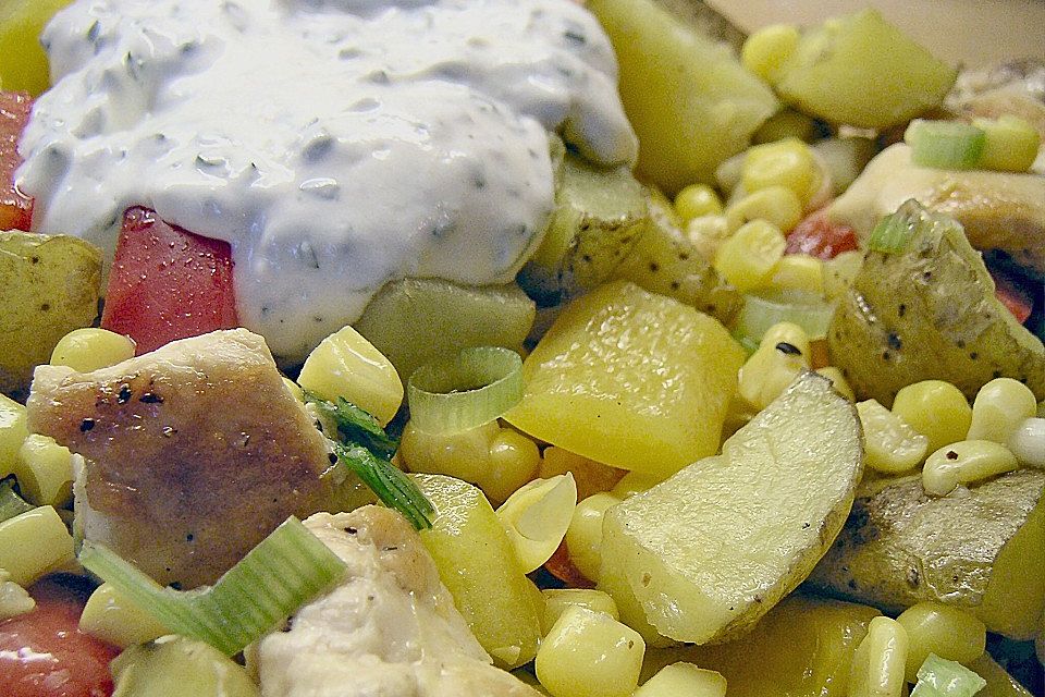 Country - Kartoffelsalat mit Huhn