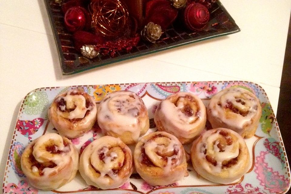 Cranberry-Orangen-Rolls