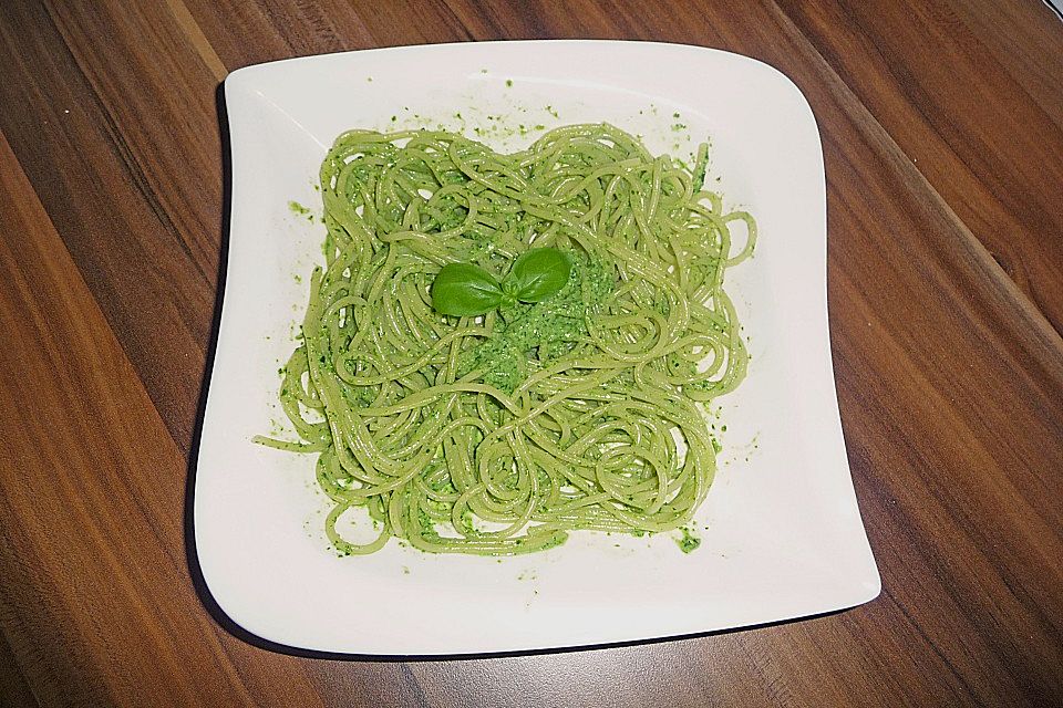 Spaghetti al pesto