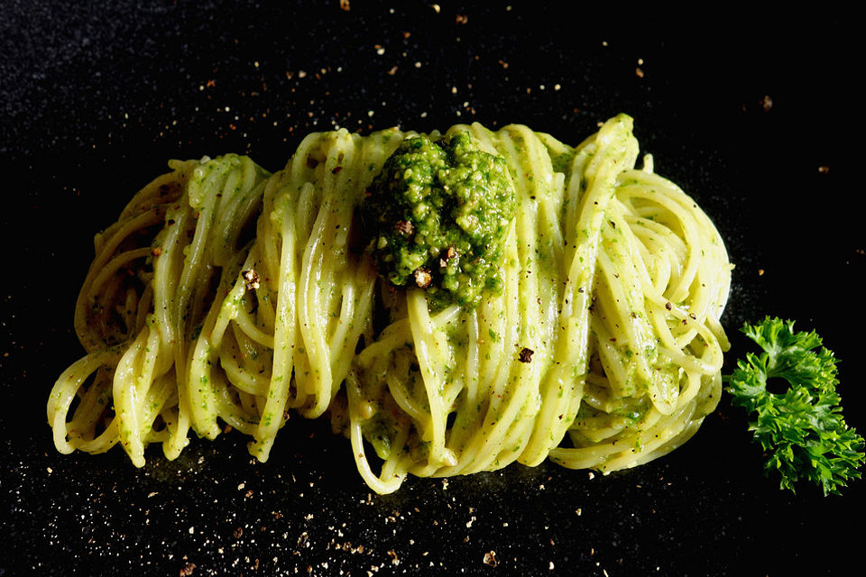 Spaghetti al pesto