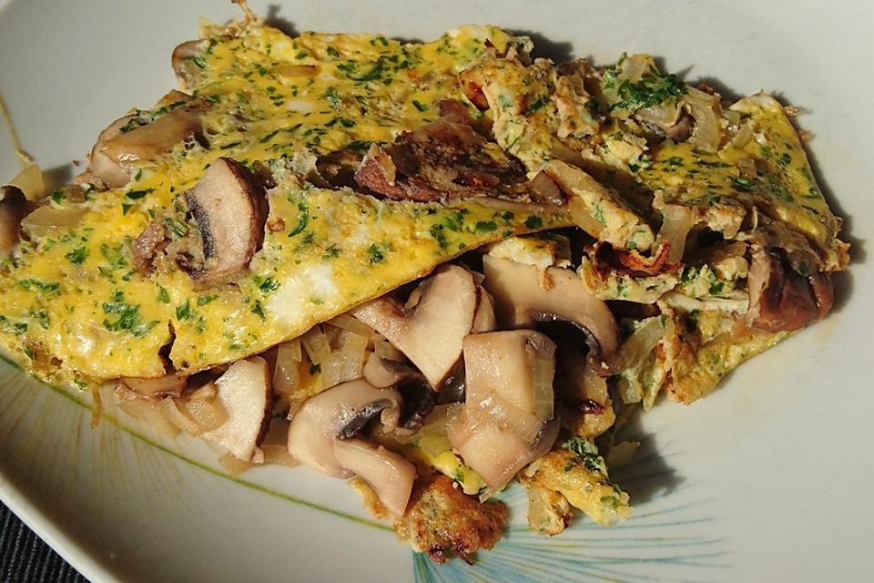 Chilikäse-Champignon-Omelette